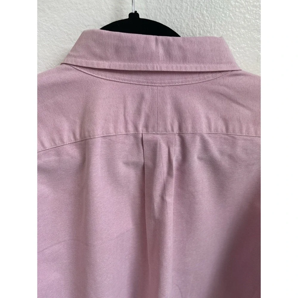Polo Ralph Lauren Mens Button Pink Shirt Oxford Pony Logo Big Size XL